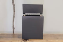 Load image into Gallery viewer, JUDD Vertical Modern Wood Mailbox | Mahogany or White Oak