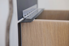 Load image into Gallery viewer, JUDD Vertical Modern Wood Mailbox | Mahogany or White Oak