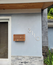 Load image into Gallery viewer, CLARE Modern Wood Mailbox | Redwood