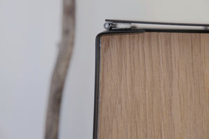 JUDD Vertical Modern Wood Mailbox | Mahogany or White Oak