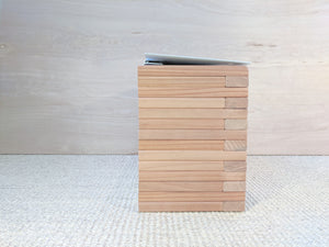 CLARE Modern Wood Mailbox | Redwood